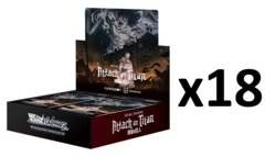 Weiss Schwarz Attack on Titan: FINAL SEASON Booster Box CASE (18 Boxes)